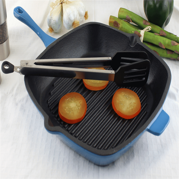 BergHOFF Neo 2pc. 11in. Grill Pan with Slotted Steak Press