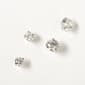 Kids sterling Silver 2pr. Cubic Zirconia Earrings Set - image 1