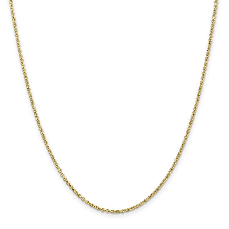 Gold Classics™ 10kt. 2mm 9in. Cable Chain Anklet Bracelet