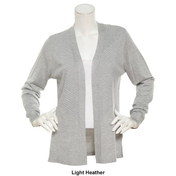 Womens Retrology Geometric Ribbed Cardigan - Boscov's