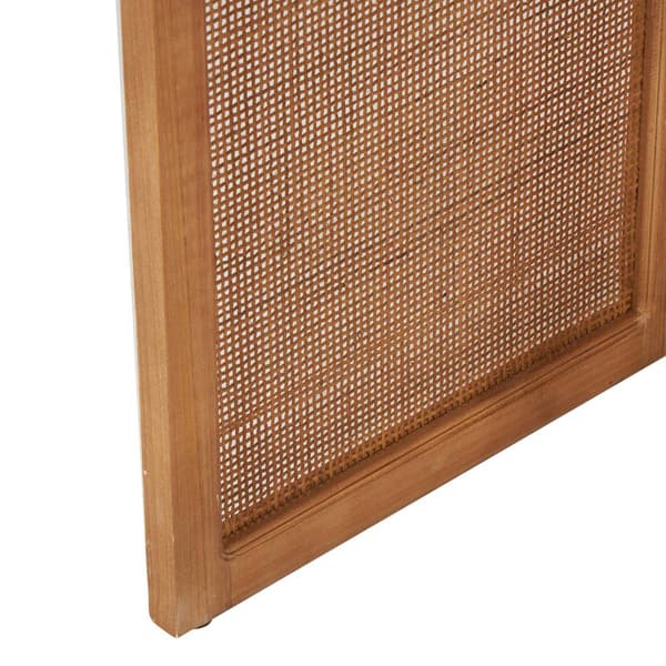9th & Pike&#174; Modern Farmhouse Brown Wood Room Divider Screen