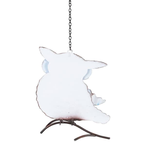 Northlight Seasonal 7.75in. Metal Owl Outdoor Wall Hanging