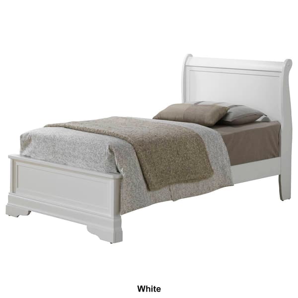 Passion Furniture Louis Philippe Bed Frame - Twin