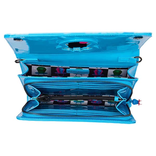 Betsey Johnson Ring Pop Patent Wallet On Chain