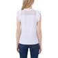 Petite NY Collection Double Flutter Sleeve Solid Blouse - image 2