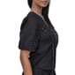 Womens DKNY Puff Sleeve Grommet Blouse - image 3