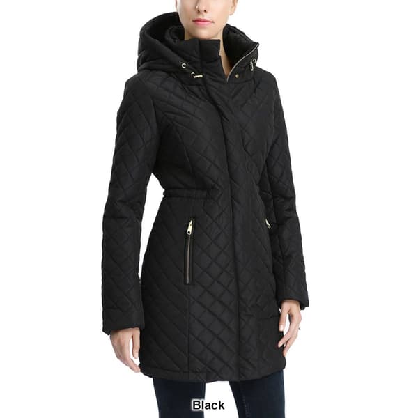 Womens BGSD Waterproof Quilted Parka Coat