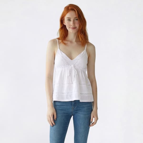 Juniors No Comment Knit Babydoll Lace Top