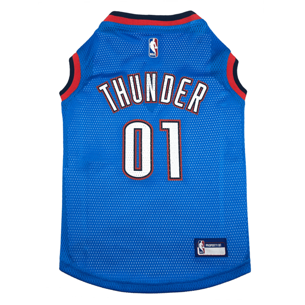 NBA Oklahoma City Thunder Basketball Mesh Pet Jersey