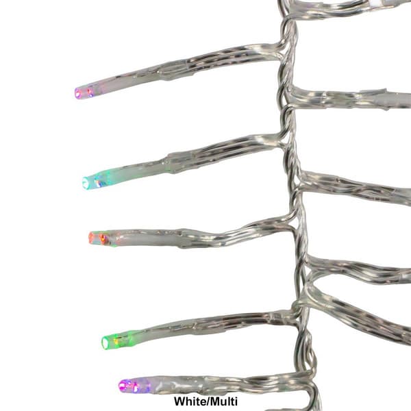 Kurt S. Adler 15.7ft. RGB LED Cluster Garland Christmas Lights