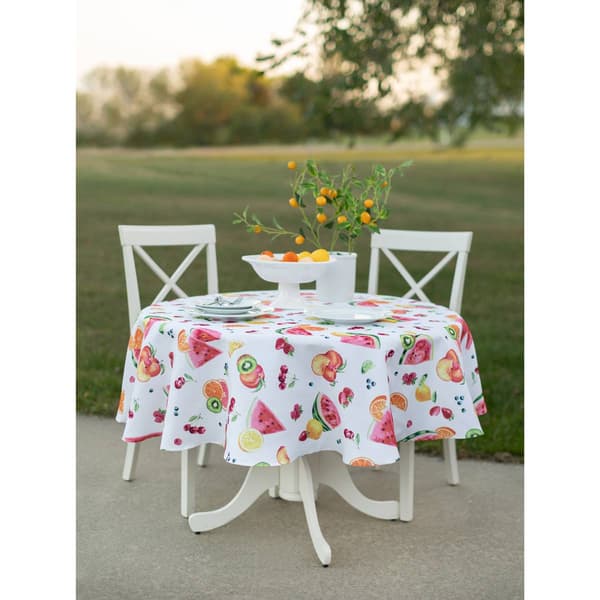 Fruit Medley Textured Print Tablecloth