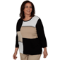 Plus Size Alfred Dunner Travel Advisory Color Block Sweater - image 3
