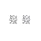 Nova Star® White Gold Lab Grown Diamond Solitaire Stud Earrings - image 2