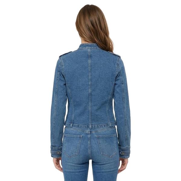Juniors Love Tree Denim Military Jacket