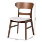 Baxton Studio Everwood 2pc Dining Chair Set - image 8