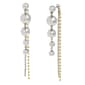 Steve Madden Sphere Chain Dangle Earring Jacket - image 1