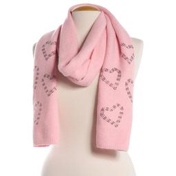 Womens Betsey Johnson Candy Cane Knit Scarf