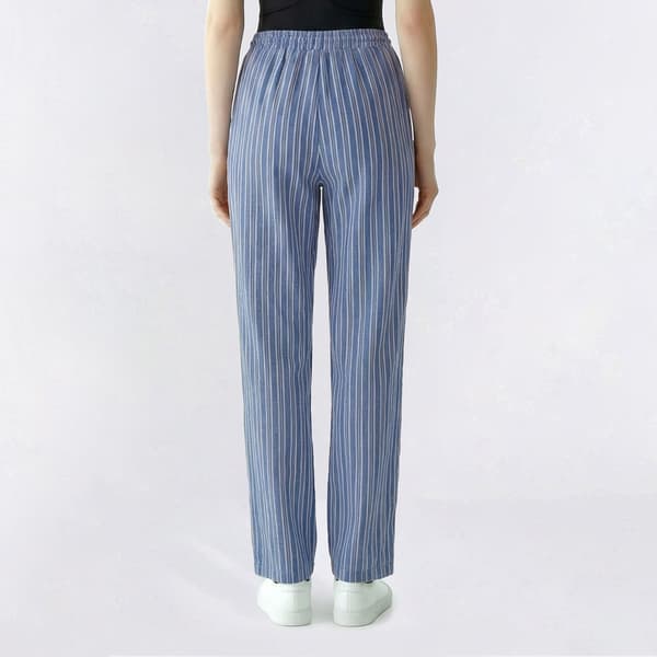 Juniors A. Byer Stripe Wide Leg Pull On Pants