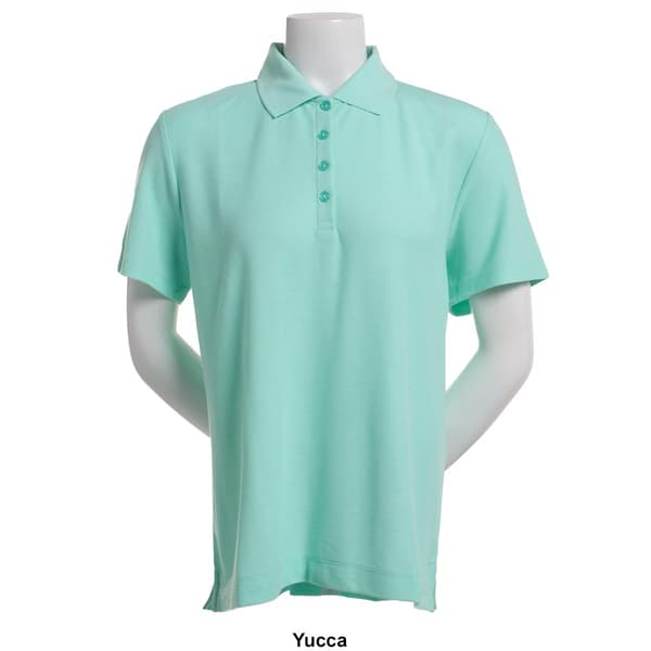 Plus Size Hasting & Smith Short Sleeve Solid Polo