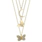 Jessica Simpson Butterfly & Moon Layered Necklace Set - image 1