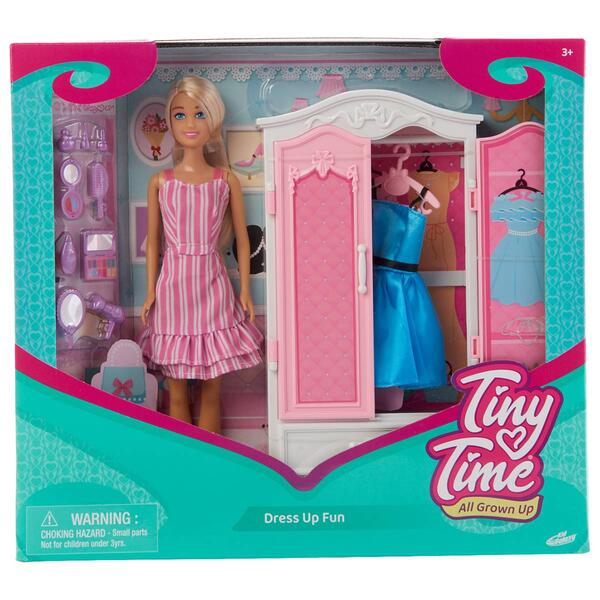 Tiny Time 12in. Dress Up Fun Fashion Doll - image 