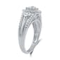 Nova Star&#174; Sterling Silver 1/2ctw. Lab Grown Diamond Heart Ring - image 2