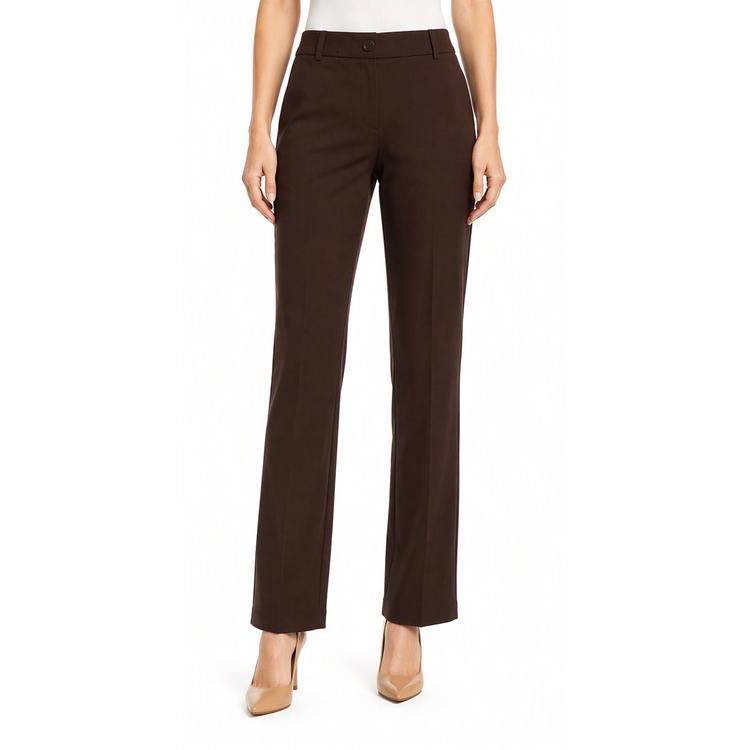 Petites Kasper Audrey Solid Wide Leg Compression Trouser