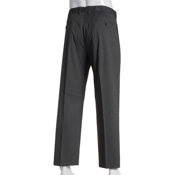 Mens J.M. Haggar Basketweave Dress Pants - Dark Grey