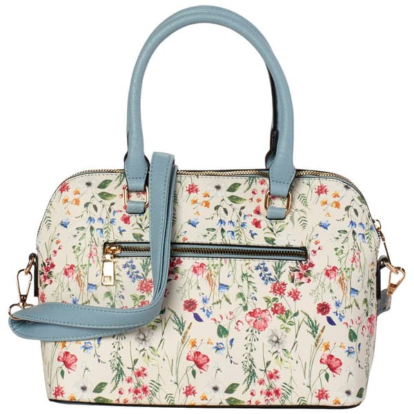 Gloria Vanderbilt Floral Dome Satchel