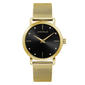 Womens Caravelle Crystal Accent Gold Tone Watch - 44L226 - image 1