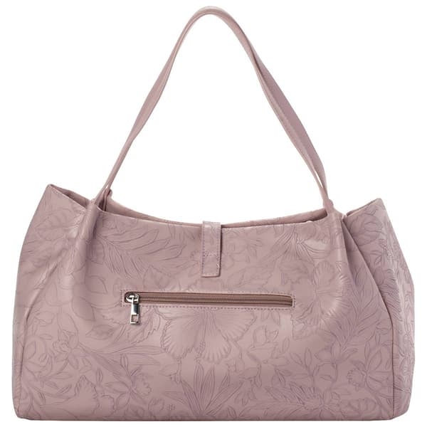Buxton Hudson Floral Tooled Tote