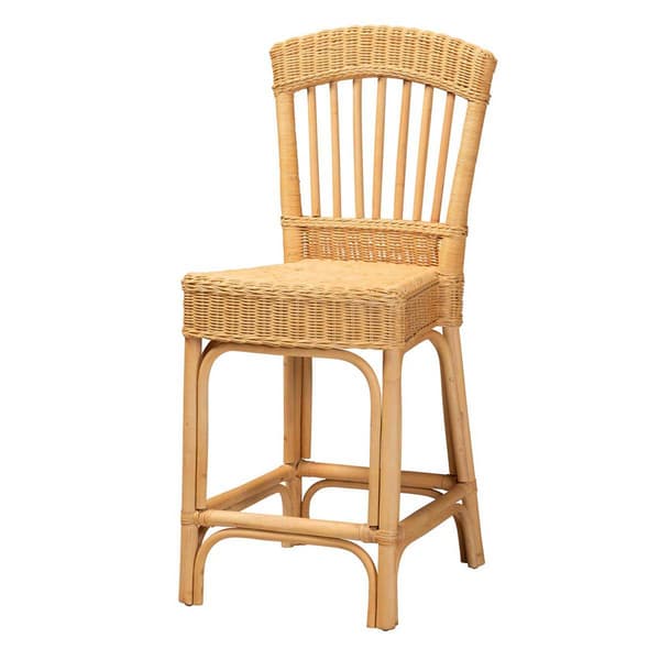 bali & pari Barito Modern Natural Rattan Counter Stool - image 