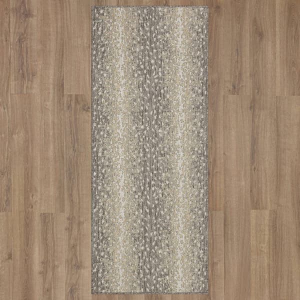 Mohawk Home Antelope Print Light Grey Runner