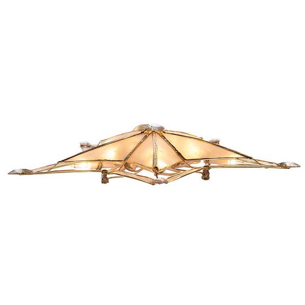 Kurt Adler 5-Point Large Star w/ Smoke Capiz Treetop