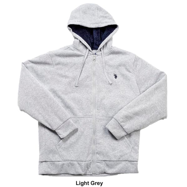 Mens U.S. Polo Assn.&#174; Sherpa Hoodie Jacket