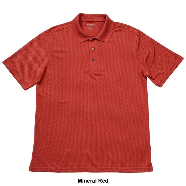 Mens Architect® Golf Grid Polyester Polo - image 