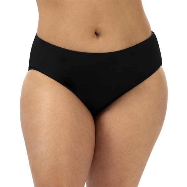 Womens Dolfin(R) Aquashape Solid Mid-Rise Moderate Swim Bottom
