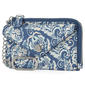 Mundi Pippa Indigo Paisley Recycled Fabric Exterior Wallet - image 2