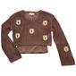 Girls (7-16) No Comment Long Sleeve Bear Mesh 2Fer Top & Tank - image 2