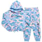 Girls (7-16) Champion(R) Logo Camo Hoodie & Jogger Set - image 1