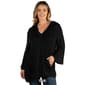 Plus Size 24/7 Comfort Apparel Oversized Hoodie Top - image 3
