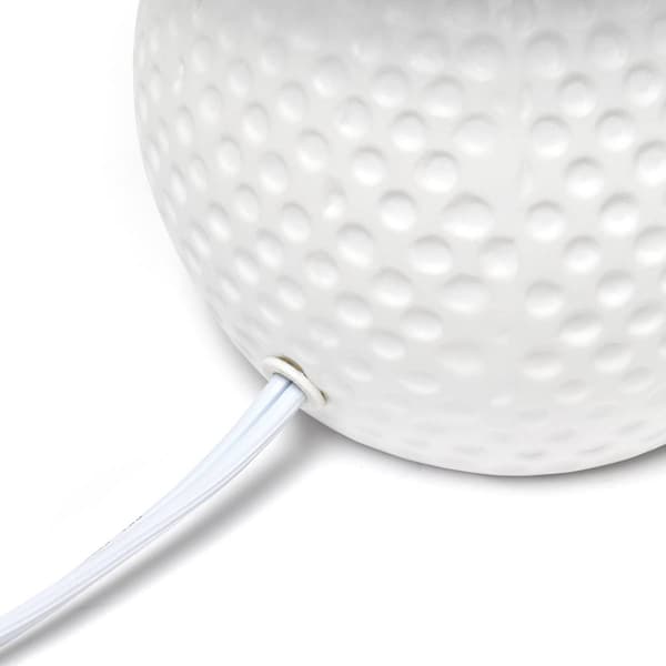 Simple Designs Studded Texture Ceramic Table Lamp w/Shade