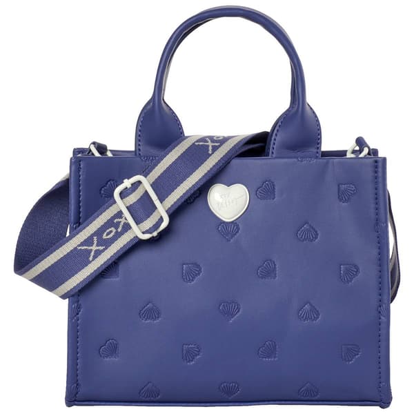 Betsey Johnson Olive Embossed Satchel