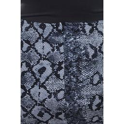 Plus Size White Mark Jordan Animal Print Pencil Skirt