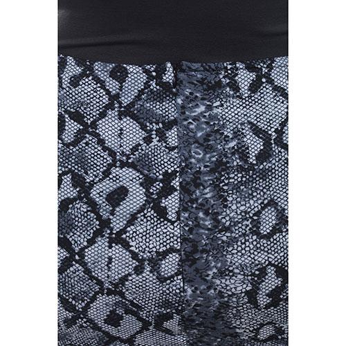 Plus Size White Mark Jordan Animal Print Pencil Skirt
