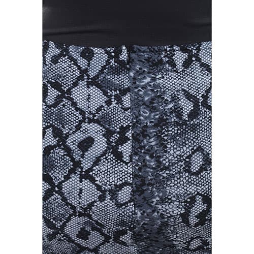 Plus Size White Mark Jordan Animal Print Pencil Skirt