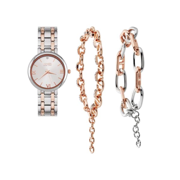 Womens Jones New York Watch & Bracelet Set - A1072S-42-B35 - image 