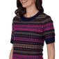 Petite Ruby Rd. English Countryside Mixed Fair Isle Sweater - image 5