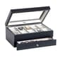 Mens Mele & Co. Grant Wooden Watch Box in Java Finish - image 2