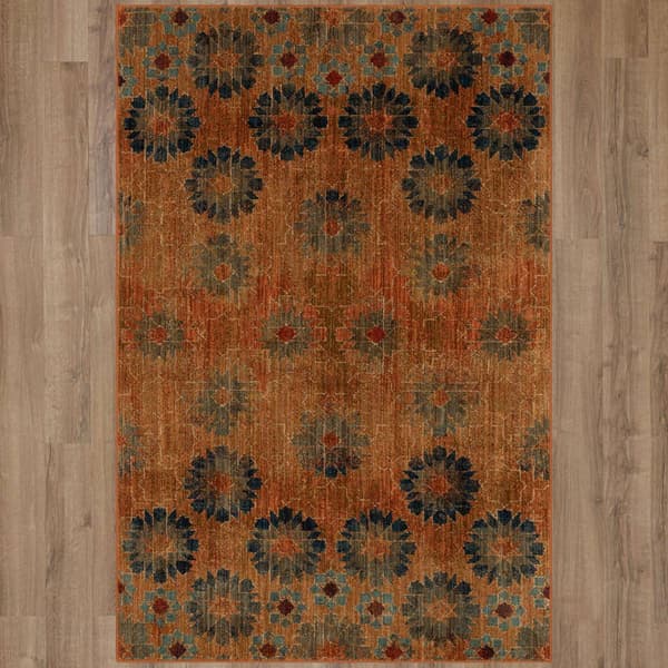 Mohawk Home In Bloom Saffron Area Rug
